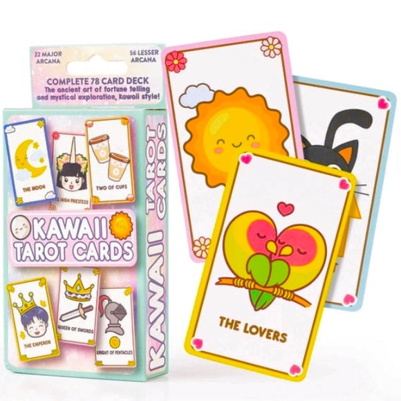 Kawaii - Understanding Tarot w/ the Kawaii Universe Book & Card Deck Set NEW - Picture 7 of 7